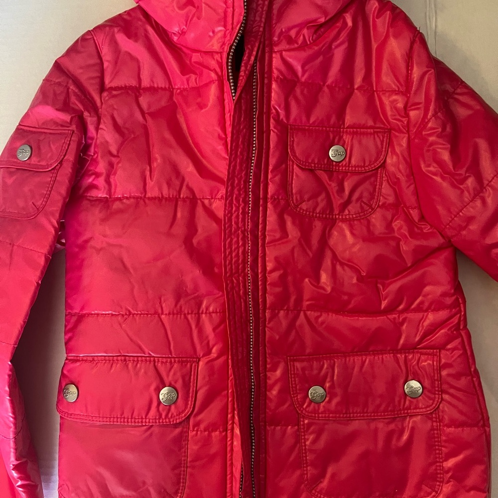 GAP Kids Red Puffer Jacket